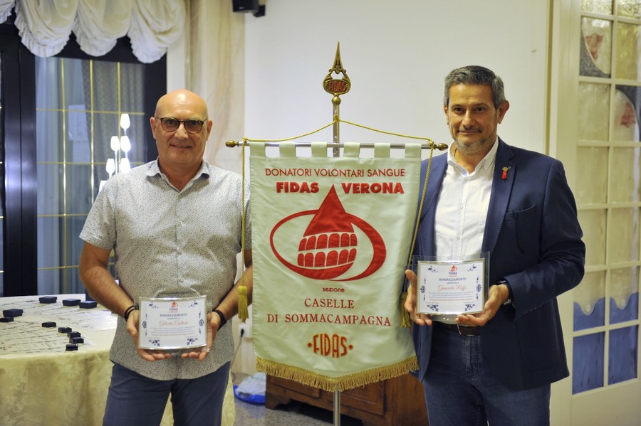 Da Caselle tre donatori record per Fidas Verona